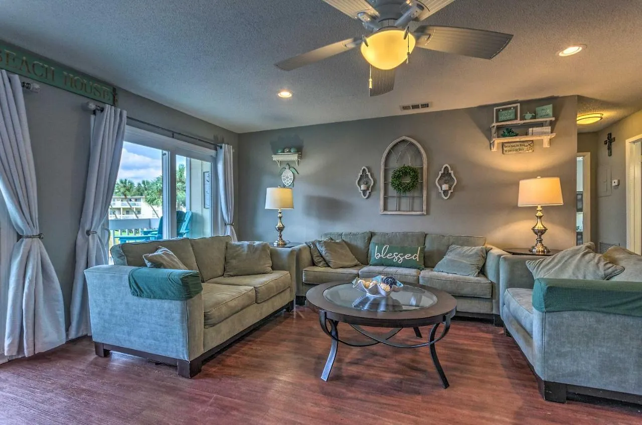 Sandpiper Cove Escape On Canal - Walk To Beach! *