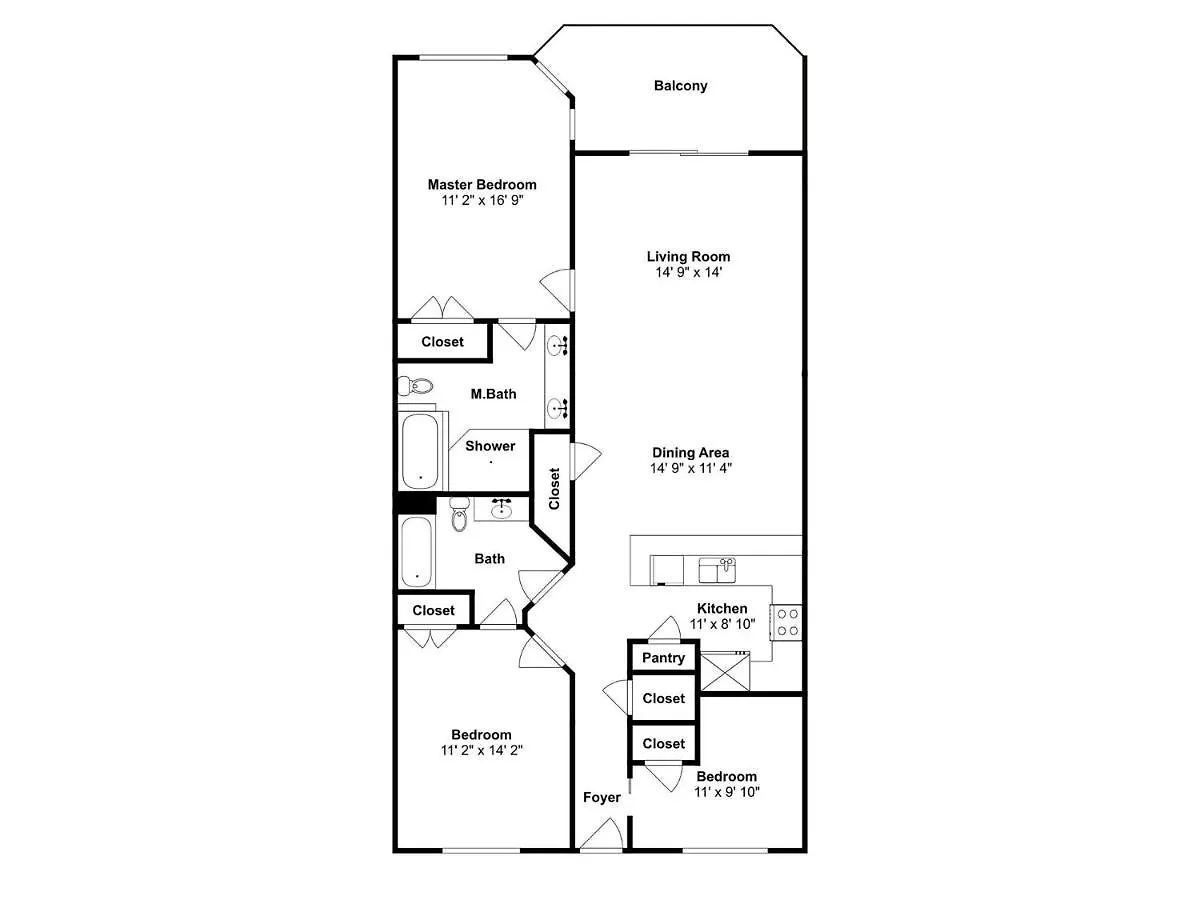 Apartment Beautiful In With Outdoor Swimming Pool And 3 Bedrooms *