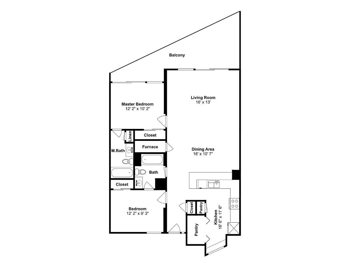 Appartamento Edgewater #1205 *
