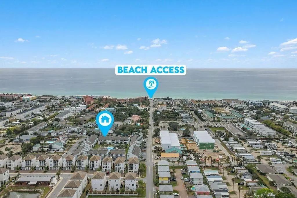Blessing A 2 Bedroom 2.5-bathroom Townhouse That Sleeps Up To 10 In Miramar Beach, Fl Holiday home