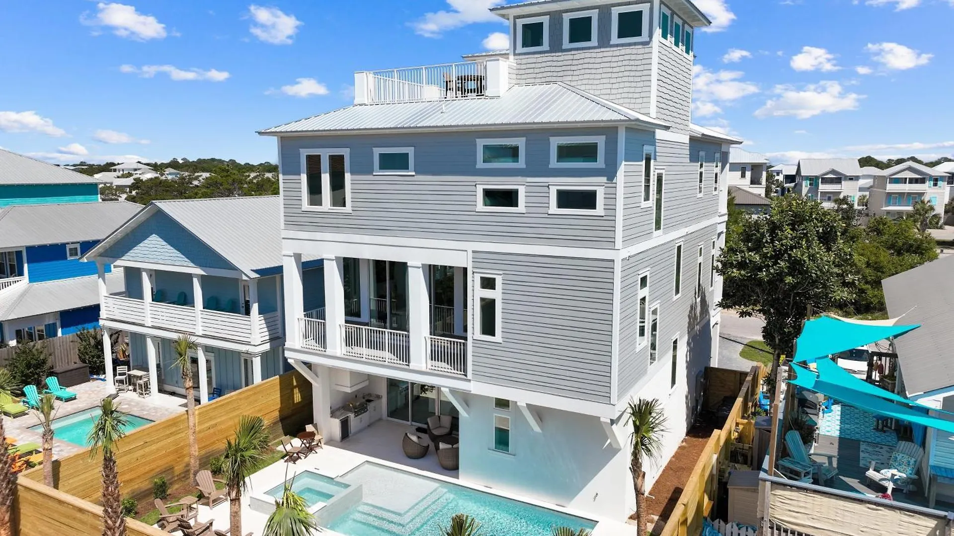 Villa Emerald Sunset By Avantstay 9bdr Poolgame Roomrooftopwalk To