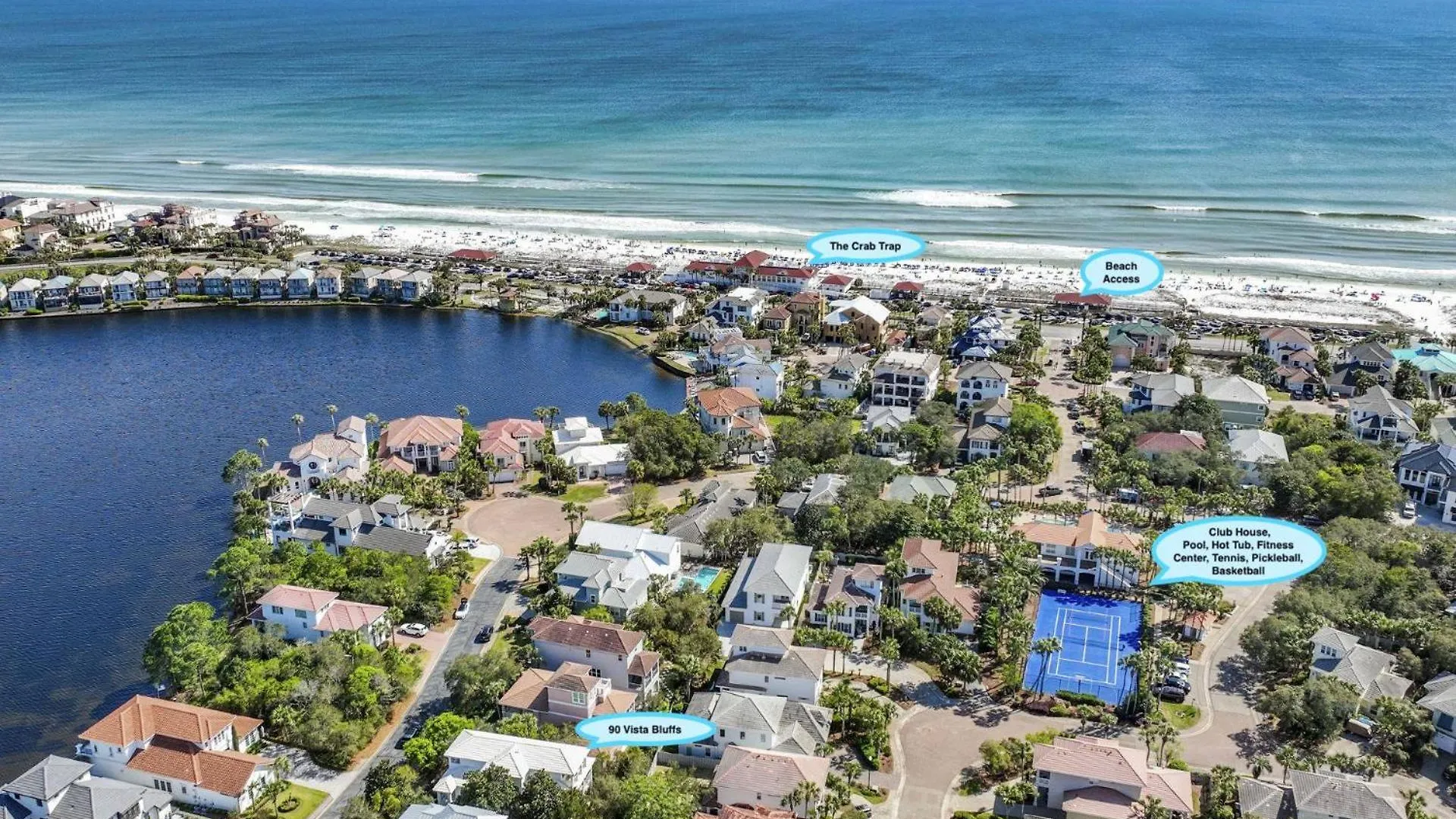 Holiday home Vista Bluffs 90 ~ Casa Beachy Blanca Destin