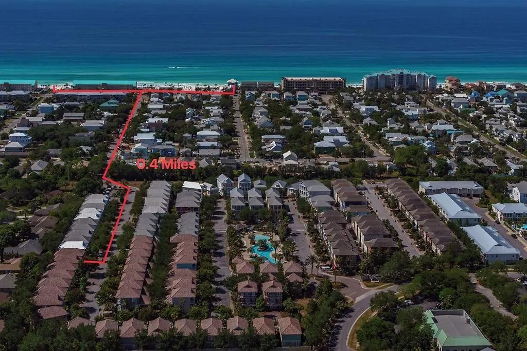 Walk2beach - Golf Cart - Arcades - Stocked Kitchen * Destin