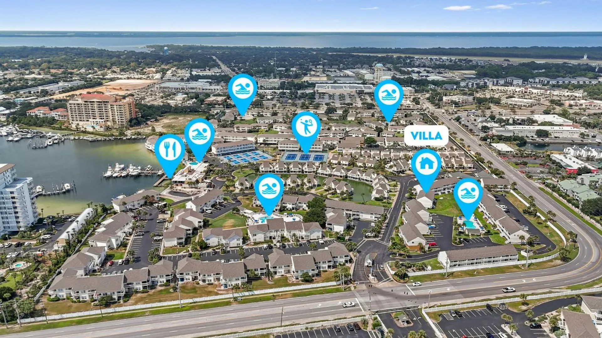 Sandpiper Cove 8140 - 500 Feet To The Beach! Pool In The Back Yard! 度假居 *