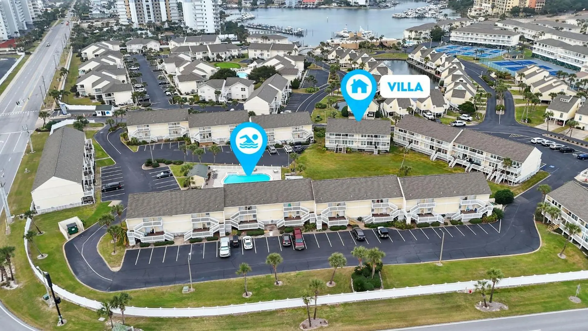 度假居 Sandpiper Cove 8140 - 500 Feet To The Beach! Pool In The Back Yard! 德斯廷