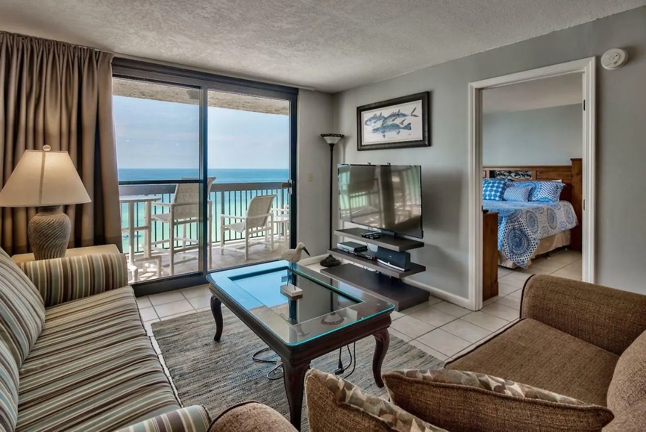 Daire Sundestin Resort, 2 Bedroom, Gulf Front, 12th Floor, Corner *