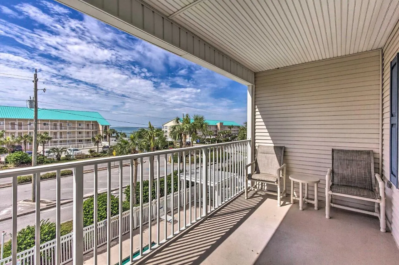 Sunny Emerald Coast With Pool Steps To Beach! *