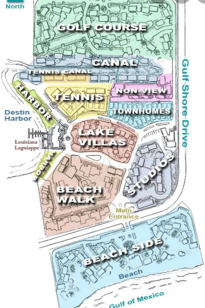 Sandpiper Cove 7200 Updated Beachwalk 2 Bedroom 2 Bathroom Destin