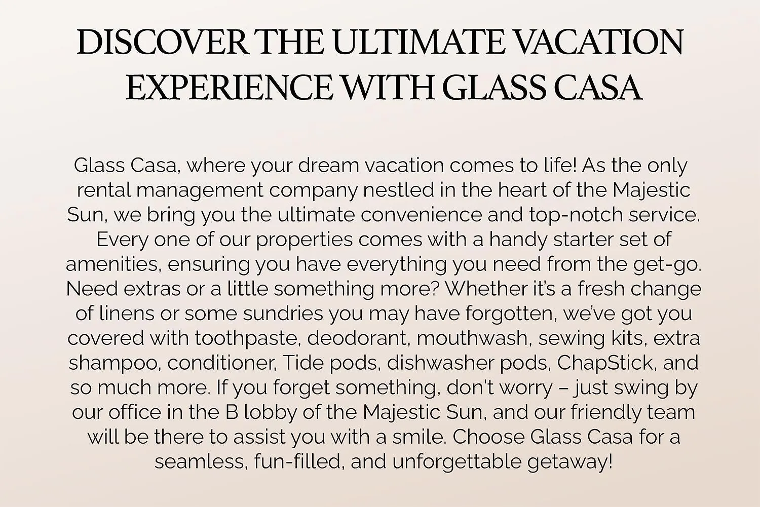 Majestic Sun A510 Holiday home *