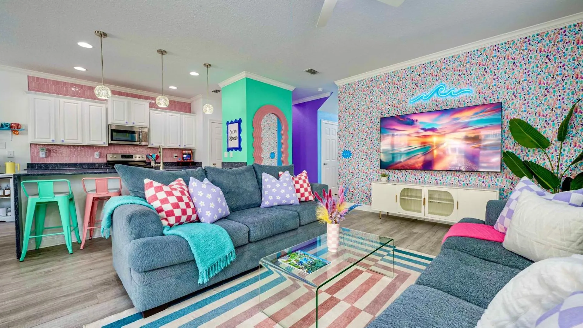 Walk2beach - Golf Cart - Arcades - Stocked Kitchen