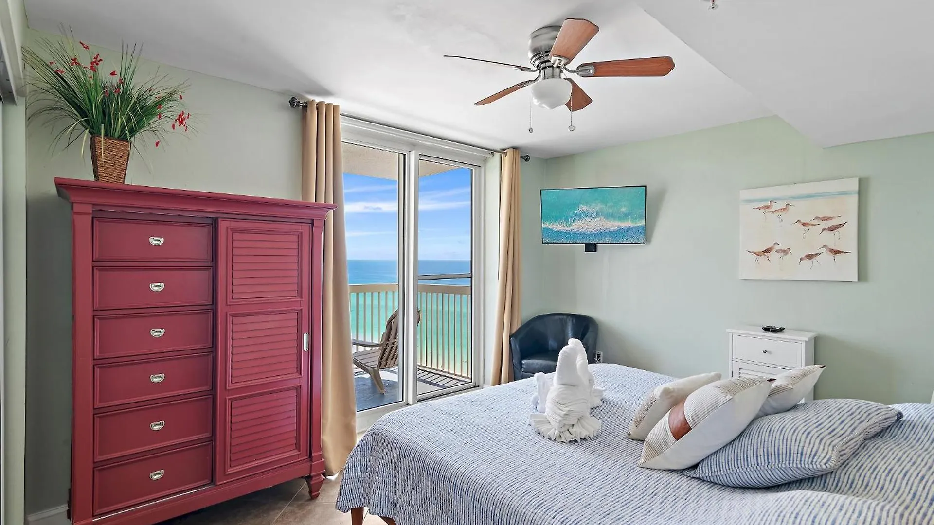 Biggest 2 Bedroom Corner Unit, 16th Flr Beachfront At Pelican *