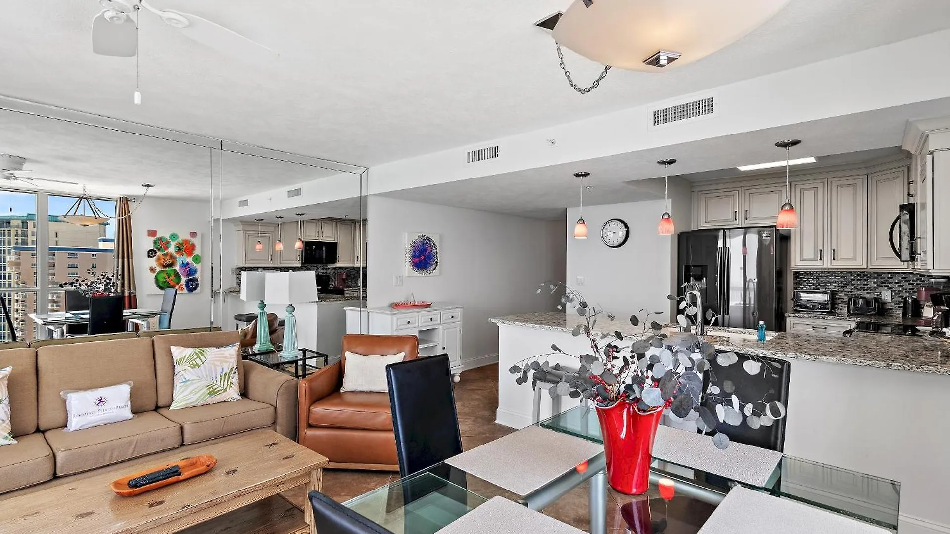 Biggest 2 Bedroom Corner Unit, 16th Flr Beachfront At Pelican *