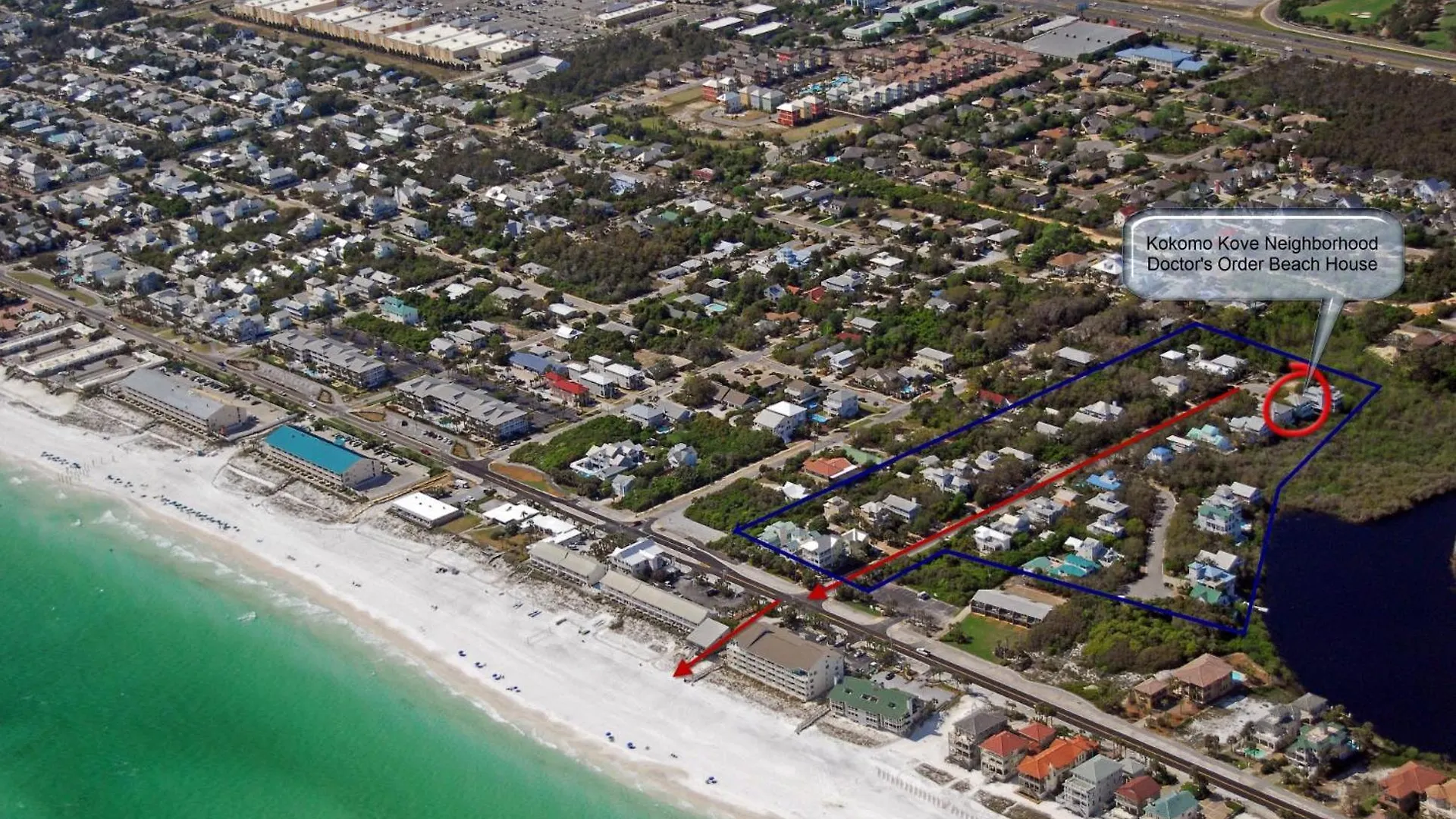 Semesterbostad Doctor's Orders 2 Short Walk To Private Deeded Sleeps 14 Destin