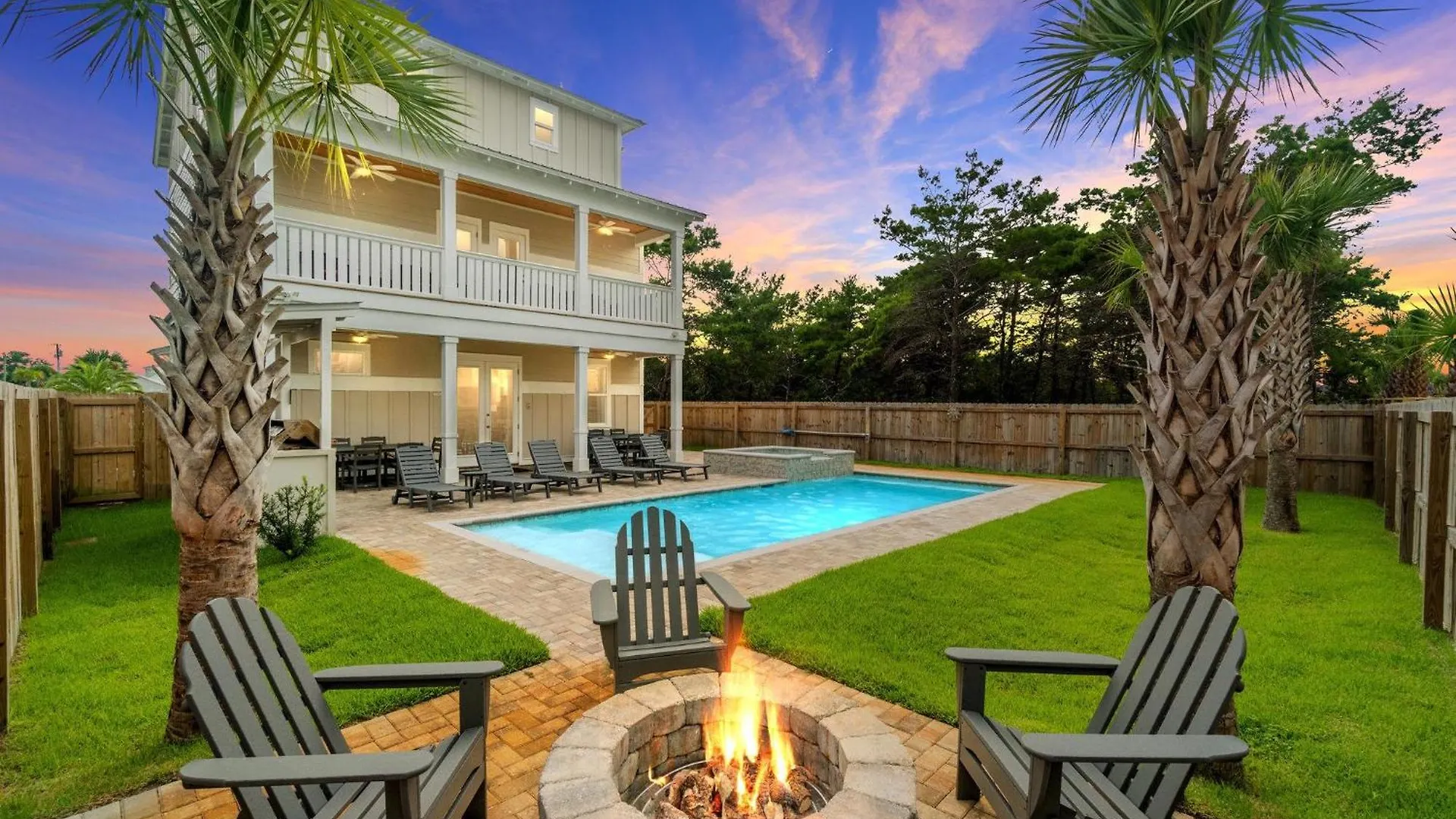 Get Your Sun With Jetted Pool And Game * Destin
