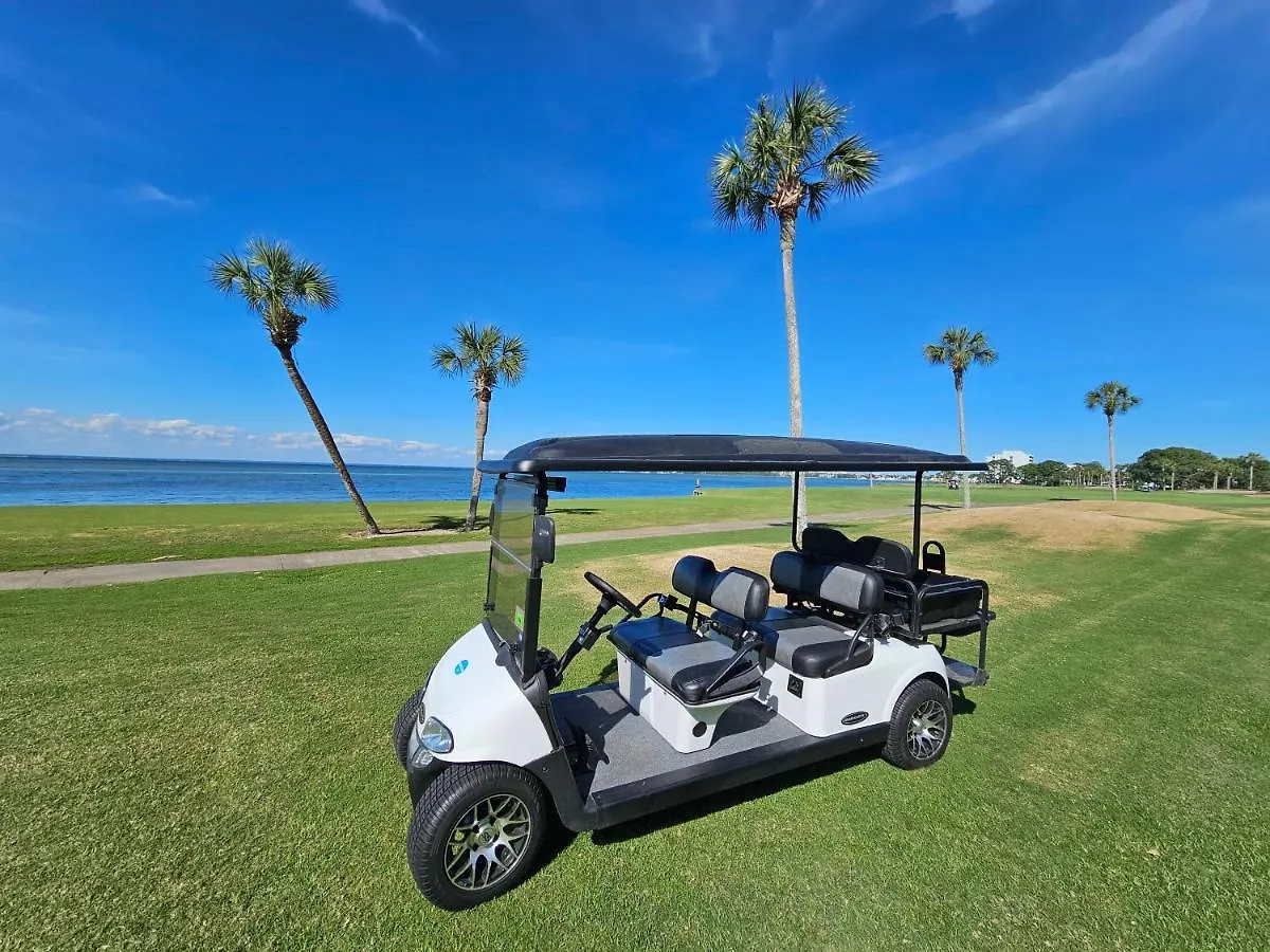 Players Club #19 In Sandestin By Skis And Seas Florida Golf Cart Bay Views * デスティン